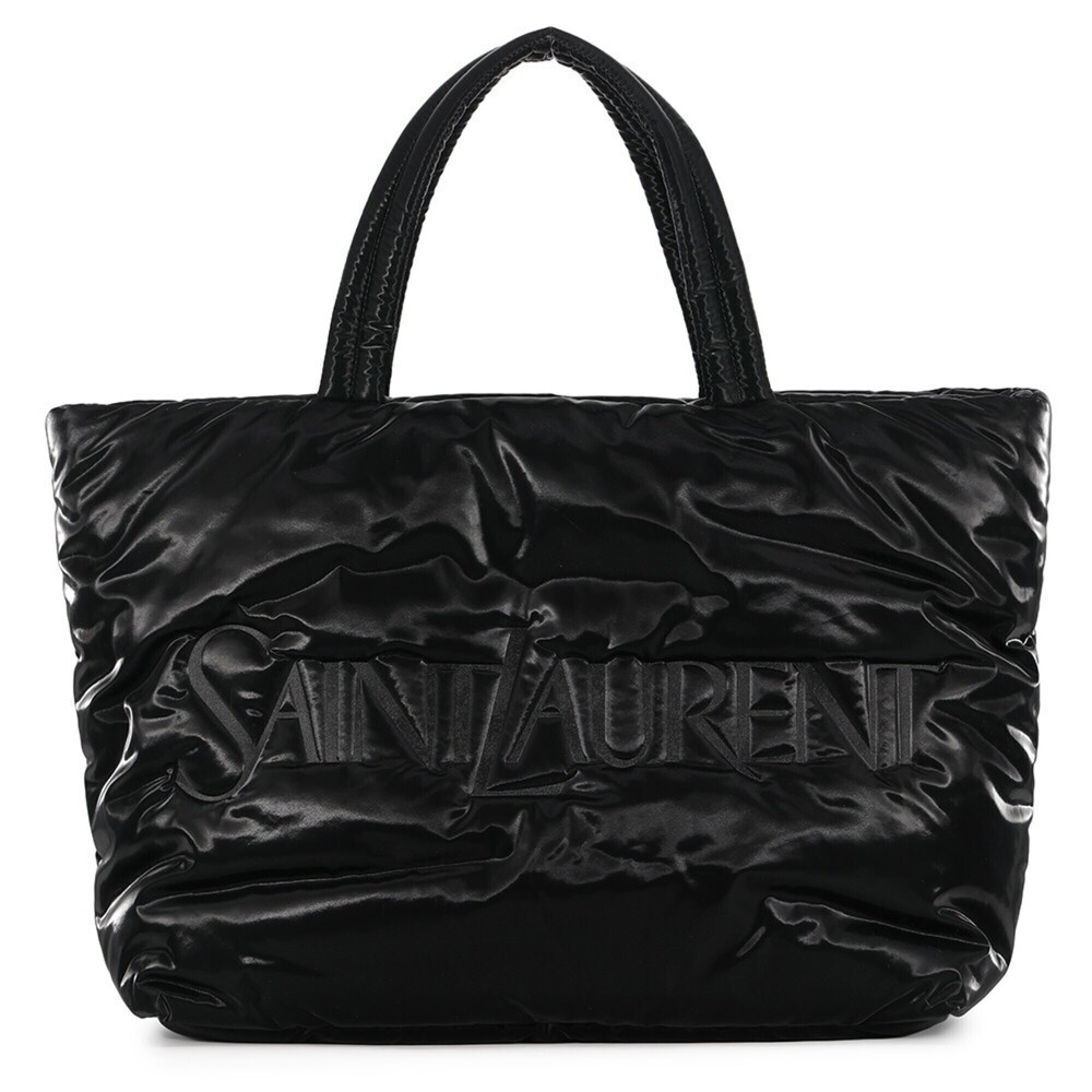 Yves Saint Laurent Saint Laurent Paris Wide Puffer Tote Bag Handbag 756269 SA...